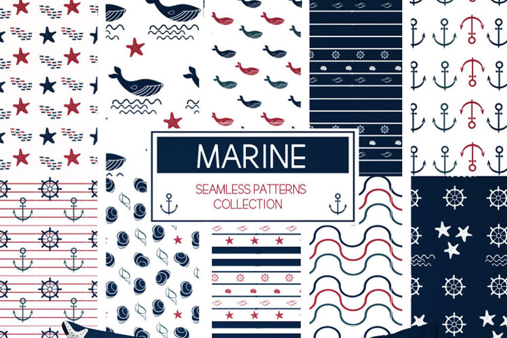 【Free】It is stylish and cool to suit anything.10 kinds of marine pattern pattern that is perfect for summer!