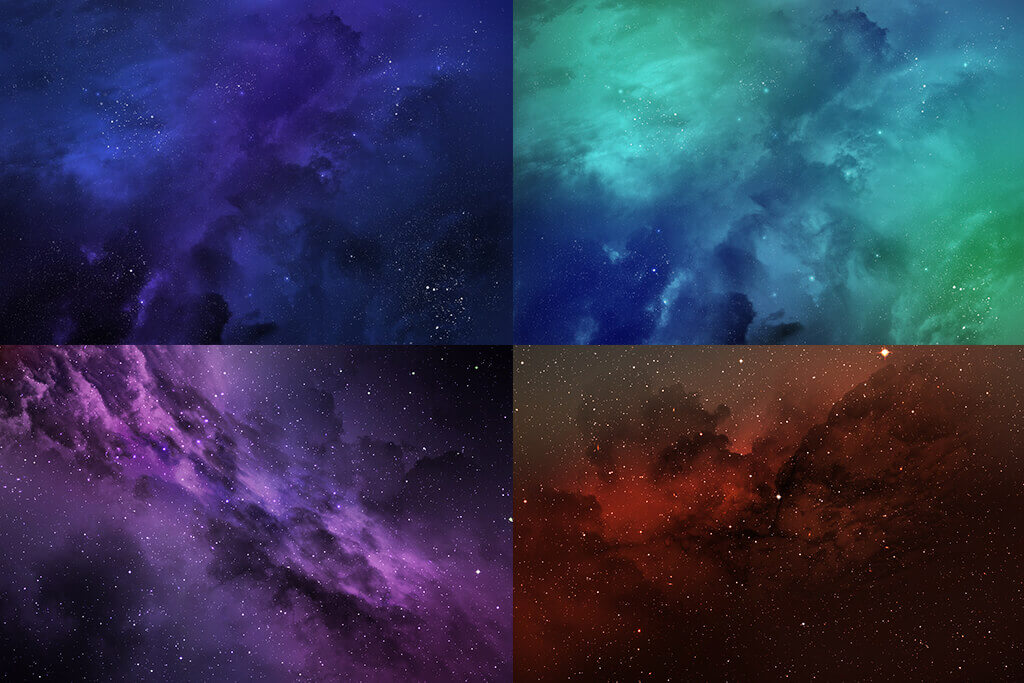 無料(フリー)】カッコいい！10種類の宇宙(銀河・スペース)背景テクスチャ素材！ | WebDesignFacts