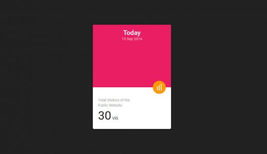 【Free】 Fashion card collection of the material design of the fashion made with CSS