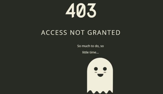 CSSで作る！面白い403エラー・404エラーページデザイン集