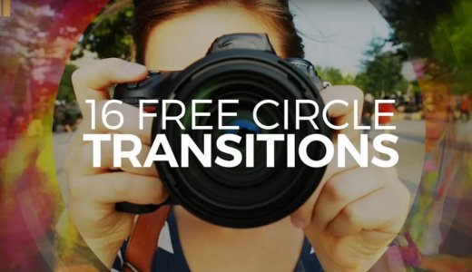 [AfterEffects] 16 kinds of circular transition free effect template material [AE / cool]
